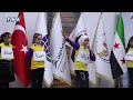 مسرحية سوريا وأبناؤها التي تدعو أبناء الثورة السورية إلى التوحد ونبذ الفرقة والخلاف 