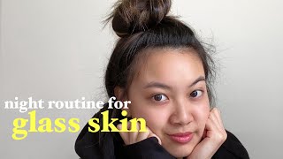 Asian Skincare Routine *glazed donut* | K-Beauty and Japanese Skincare