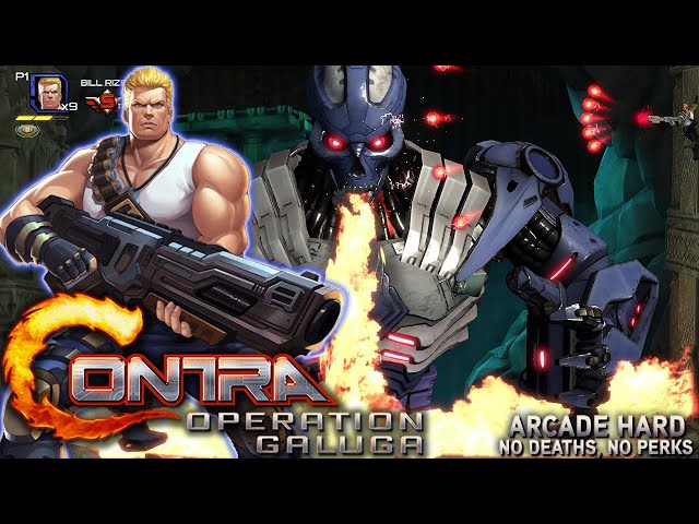 Contra: Operation Galuga - Arcade Hard - No Death Clear (Bill