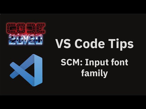 VS Code tips — Changing the font used in the git commit message box