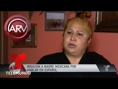 Hispana sufre ataque racista por hablar español | Al Rojo Vivo | Telemundo