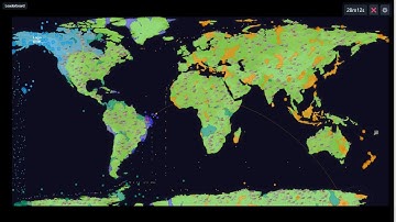 1 HOUR World Map Timelapse | OpenFront.io