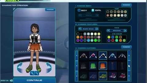 Fusionfall Legacy #1 Character Creation