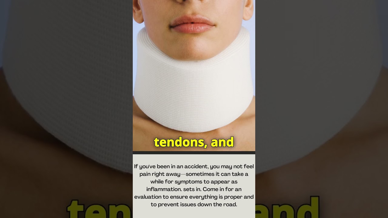 Can a car crash cause neck pain?