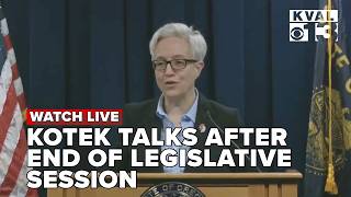 Governor Kotek speaks following end of legislative session