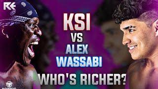 Celebrity KSI v/s Alex Wassabi : Who's Richer? | Rewind Studios Wealth