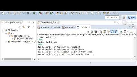 Taschenrechner programmiert mit Java! | Informatik FIlip