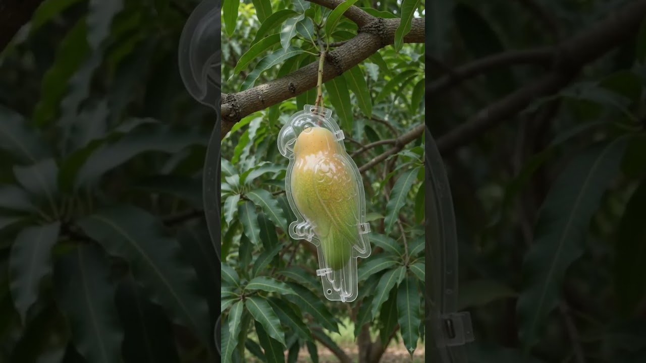 🥭🦜 What if a mango could grow in the shape of a parrot? 😱 growing mango in parrot mould # mango#fact