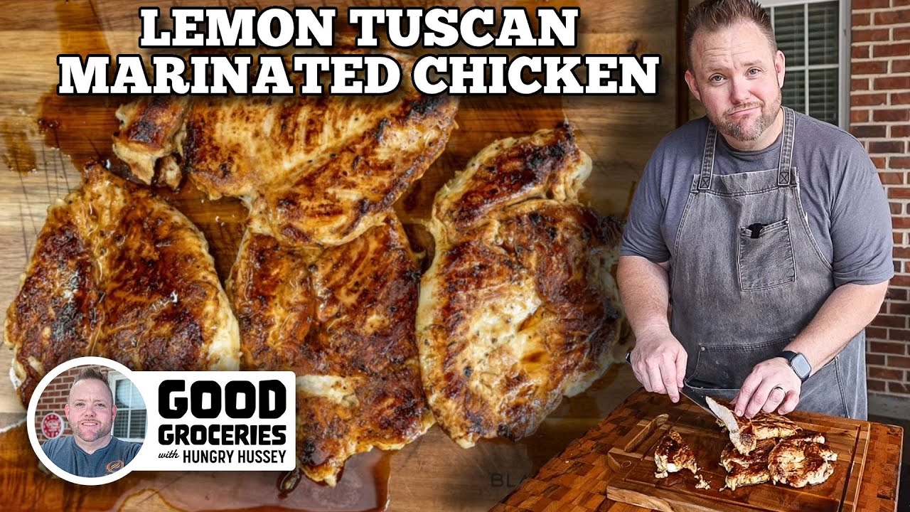 Lemon Tuscan Marinated Chicken Blackstone Griddles YouTube