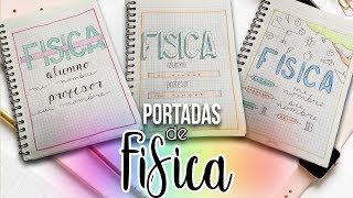 Portadas para cuadernos de Física fáciles y bonitas - thptnganamst.edu.vn