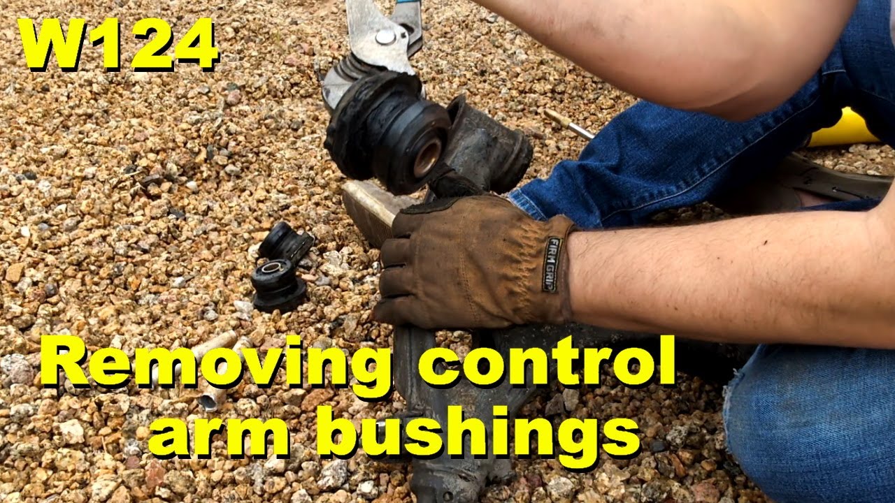Removing bushings from lower control arm on the W124 YouTube