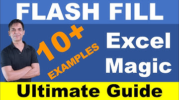Excel Magic  - Flash Fill / Flash Fill Tricks / Excel