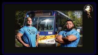World's Strongest Man Rookie Sensation Mitchell Hooper &amp; Kim Ujarak Talk Finals Bus Pull