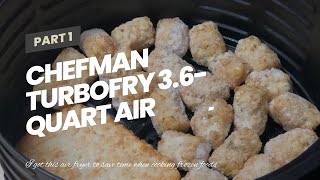 Chefman TurboFry 3.6-Quart Air Fryer Oven w/ Dishwasher Safe Basket and Dual Control Temperatur... screenshot 1