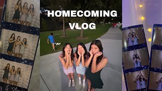 homecoming vlog!! / grwm, hair and makeup, fun w friends