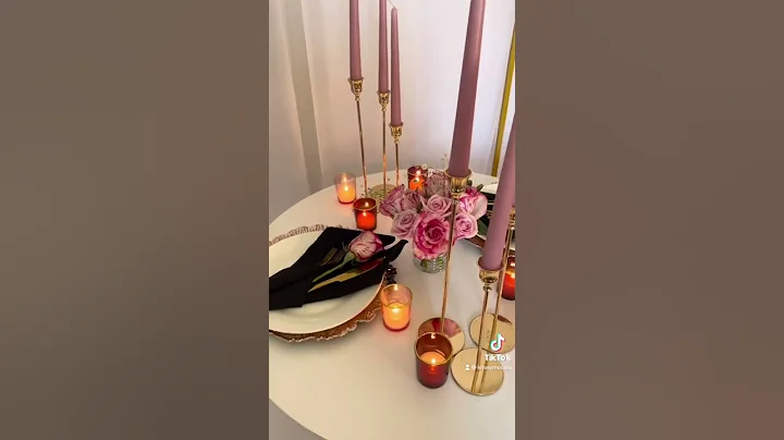 Intimate dinner decor -Events by Krissy #shorts #eventdecor #events #partydecorationideas #party