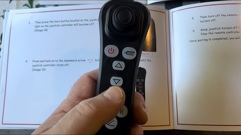 Rubicon Folding Electric Wheelchair Remote Control Instructions that Work DX14 , RM8000, BC-EA8000