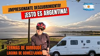 Perdido en la Pampa y de Repente... TERMAS y UN LAGO!