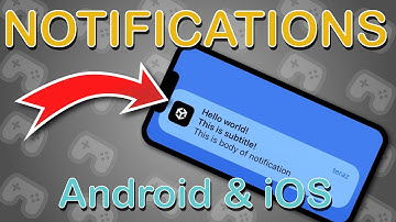 How to send Native Notifications on Android and iOS in Unity