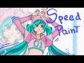 Hatsune Miku - Fortnite (SpeedPaint)