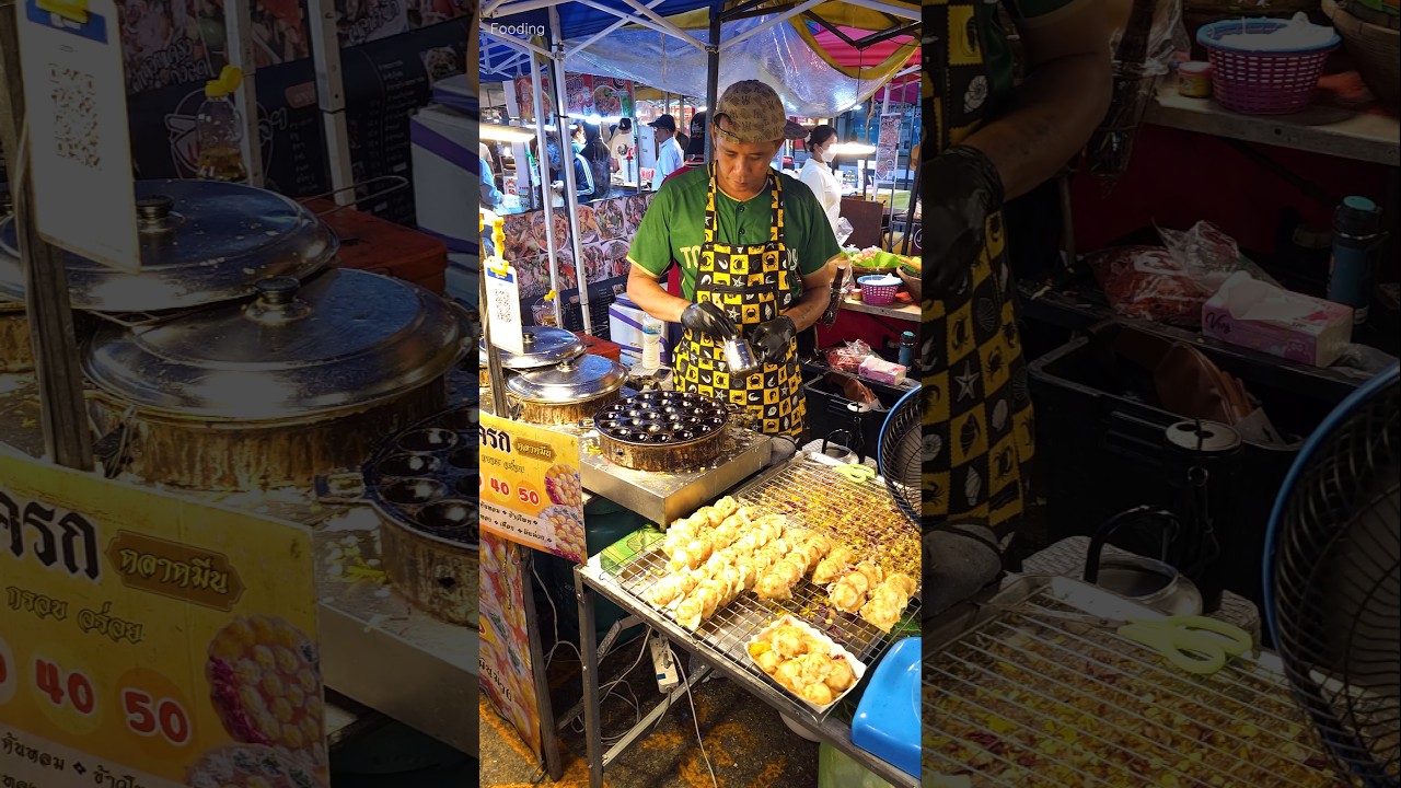 인기많은 방콕 코코넛 팬케이크 - Popular Bangkok Coconut Pancakes