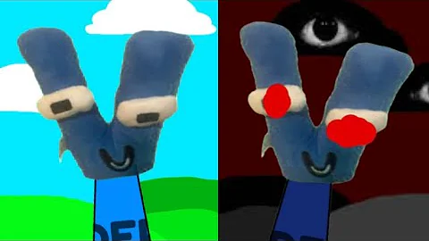 My Sprunki OC V from alphabet lore