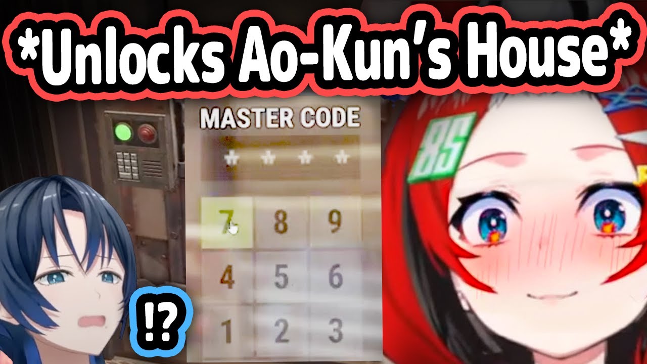 Bae Found Out Ao-Kun's Password And Steals Her Stuff...【Hololive】