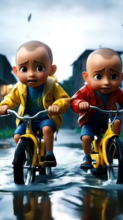 Upin dan Ipin tak bisa pulang hujan😱#upinipin #ipin #upin #videolucu #hujan #lucu
