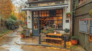 Relaxing Paris Coffee Music ☕ Outdoor Cozy Coffee Shop Ambience & Calm Jazz Music for Study, Work,