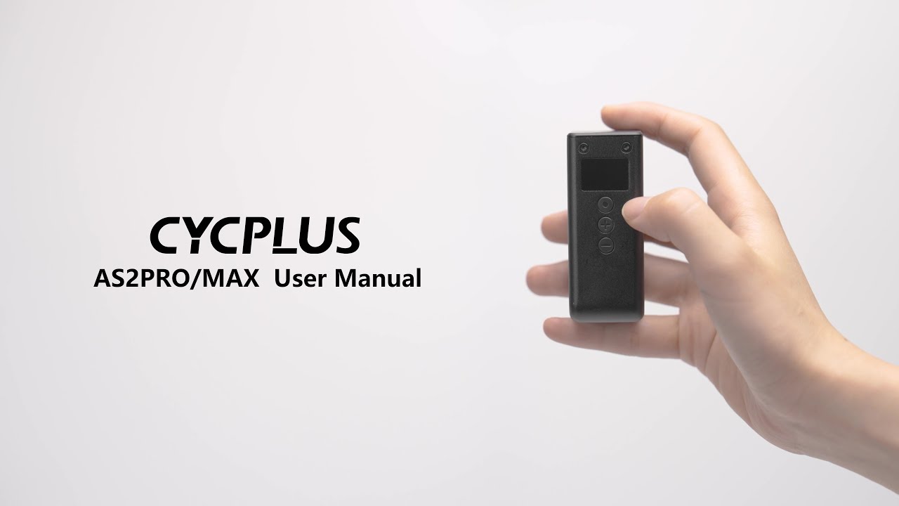 User Guide | CYCPLUS AS2 Pro / AS2 Pro Max Quick Inflation 