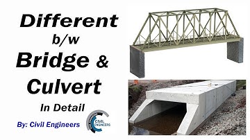 Different Between bridge and culvert