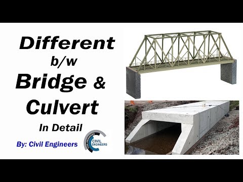 Video: Skillnaden Mellan Bridge Och Culvert