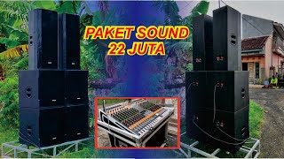 PAKET SOUND SYSTEM FULLSET CUMA 22 JUTA\\PESANAN DARI MAGETAN