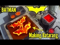 Making 'gold' Batman Batarangs from brass bullet shells