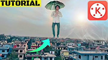 flying umbrella video editing course with good video making apps with kinemaster