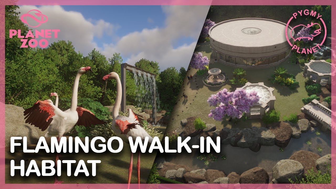 Flamingo Walkin Habitat Zoo Speed Build YouTube