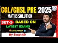 SSC CHSL PRE 2025 Based Math | Set-9 | CHSL PYQ | SSC Learning Point by Singh Sir