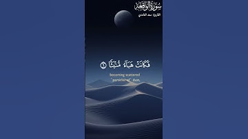 سورة الواقعة لشيخ سعد الغامدي 🤍 #اكسبلور #المصحف #الله #دويتو #الرحمن #duet #لايك #راحة_نفسية