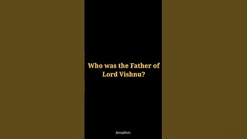 🤯 Who Was the FATHER of Lord Vishnu 🔱|| #hindumythology #vishnu #shiva #shorts