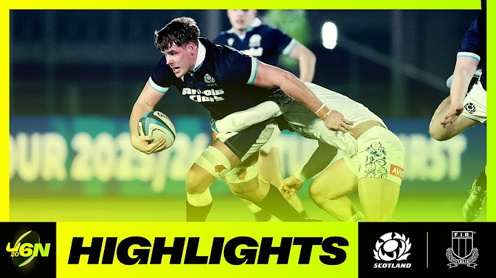 SCOTLAND v ITALY | 2025 U6N20 | RUGBY HIGHLIGHTS