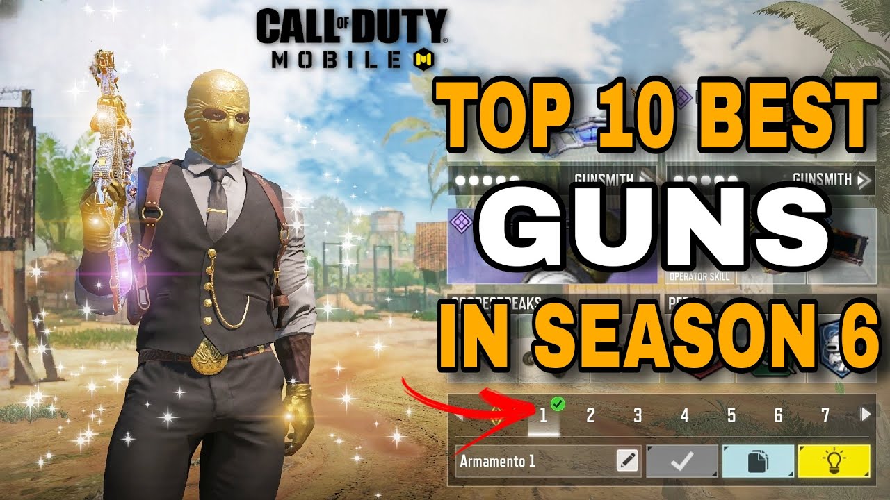 Best Collection Codm Top 10 Best Guns in Season 6 CODM - YouTube