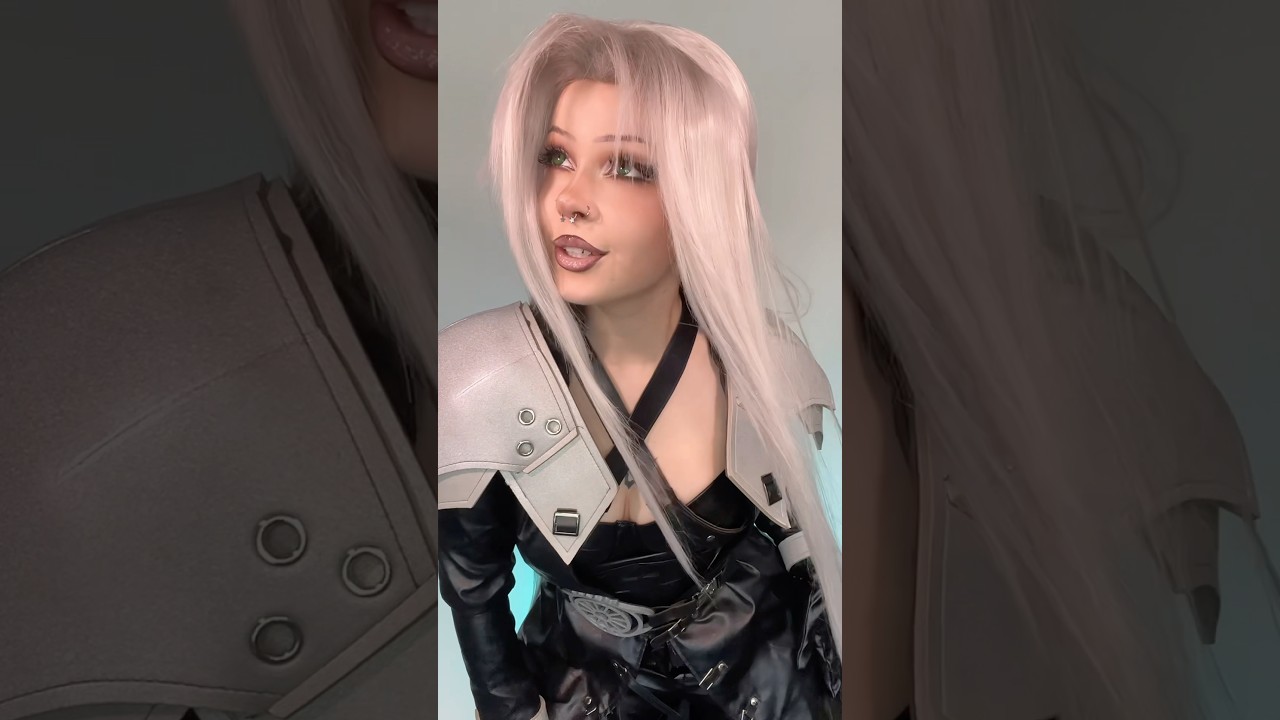 who’s ur fav FfVII character ? #cosplay #makeup #sephiroth #finalfantasy7 #finalfantasy #ff7