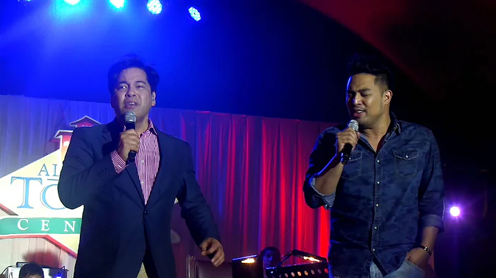 martin nievera with jed madela ( at martin's show ...
