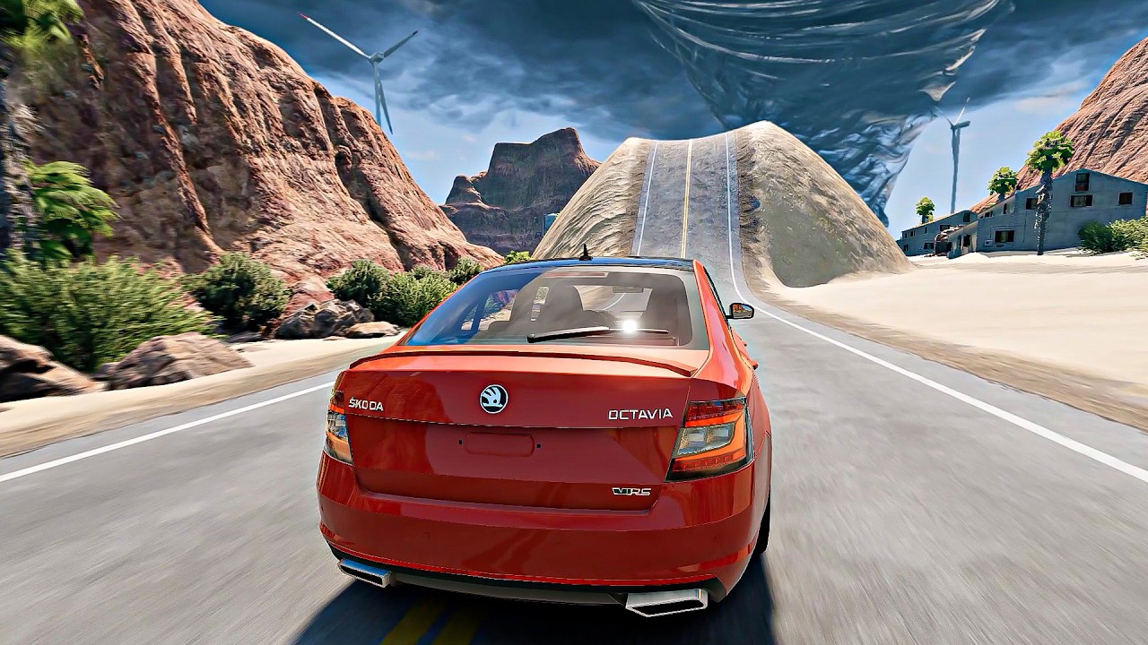 Police Cars, Supercars, SUV & Giant Dumper vs MASSIVE Bulge & Bumps – BeamNG.Drive Extreme Climb!