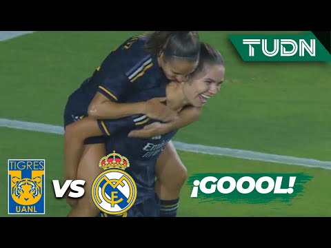 ¡Cayó el tercero! Oroz cruza a Santiago | Tigres 1-3 Real Madrid | Amistoso Internacional Femenil