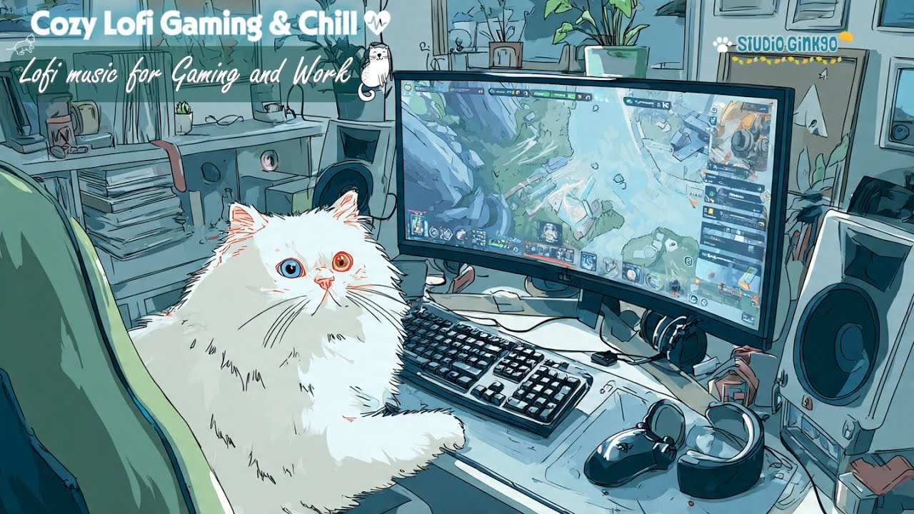 Gaming Rabbit Lo Fi 😺Cozy Lofi Gaming & Chill 😺🎮 Lofi music for Gaming and Work 😺🎮🕹️😼 - YouTube