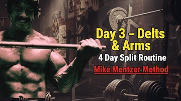 4 Day Split Routine | Mike Mentzer’s Delts & Arms Workout (Day 3 – Heavy Duty Training)