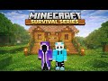Duo Survival Begins! 💥 Minecraft Survival Series #1 @Itzshivraj18  #minecraft #viral 