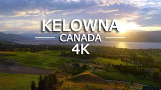 Lovely Kelowna 2022 in 4K Ultra HD - Inspiring Music Drone Footage | BC, Canada