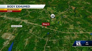 Unidentified female exhumed in Walker County; DNA test planned